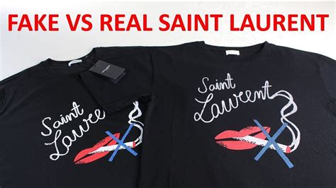 ysl tee shirt replica|Real vs Fake Saint Laurent polo shirt. How to spot fake YSL.